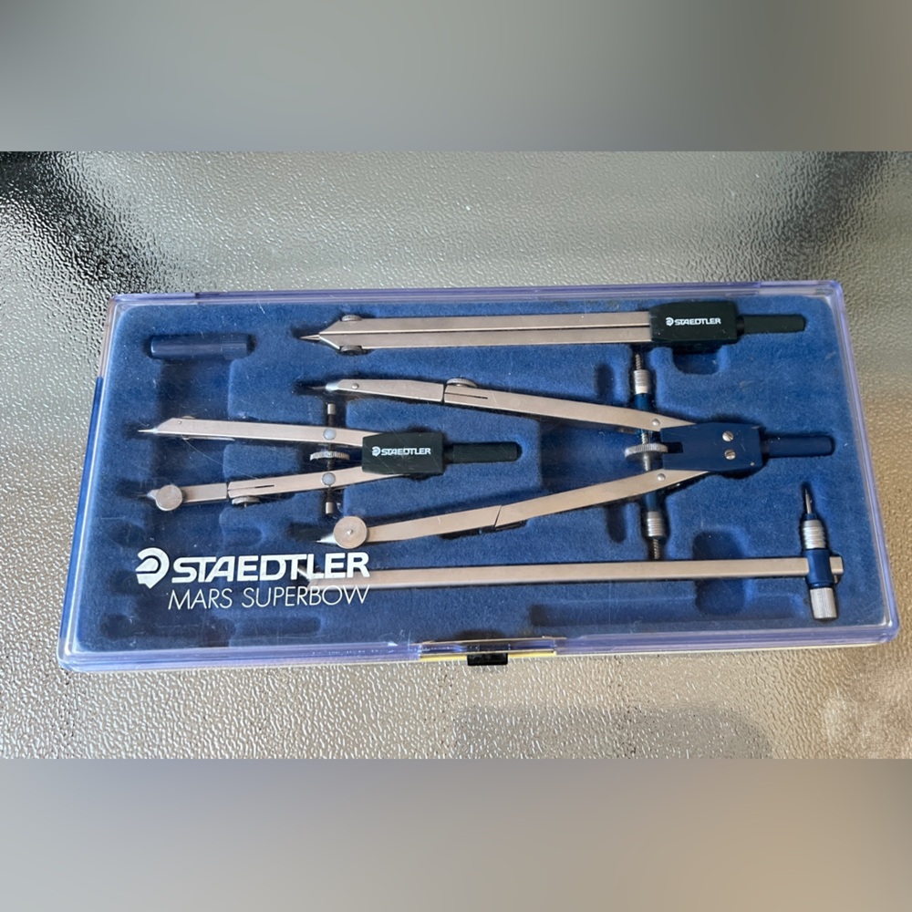Vintage Staedtler Mars 551 Drawing  5 Piece Set Made In